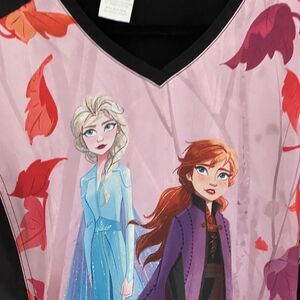 Disney Frozen Princess Scrub Top Size XL